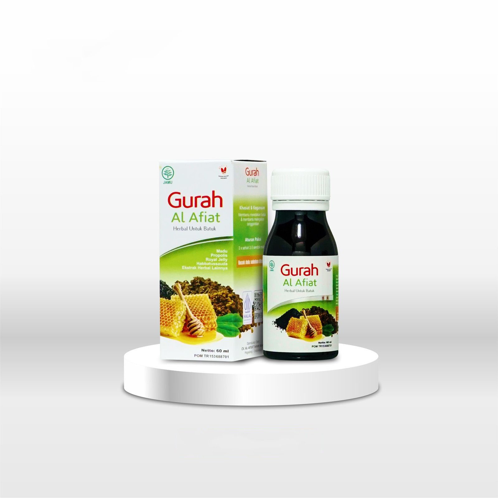 Gurah Gurah Al-afiat 125ml Meredakan Batuk & Melegakan Tenggorokan