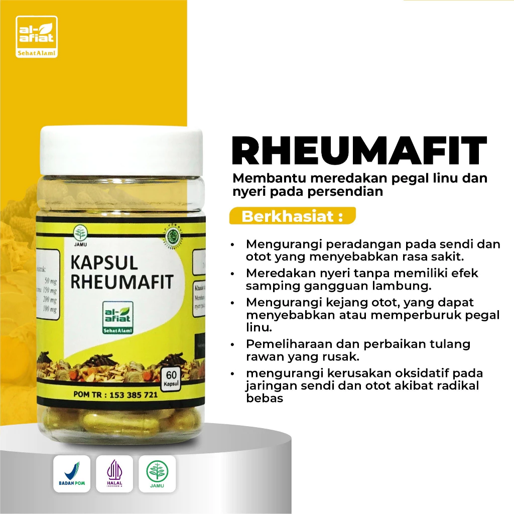 Kapsul Rheumafit – Reredakan Pegal Linu & Nyeri Sendi - Gambar 2