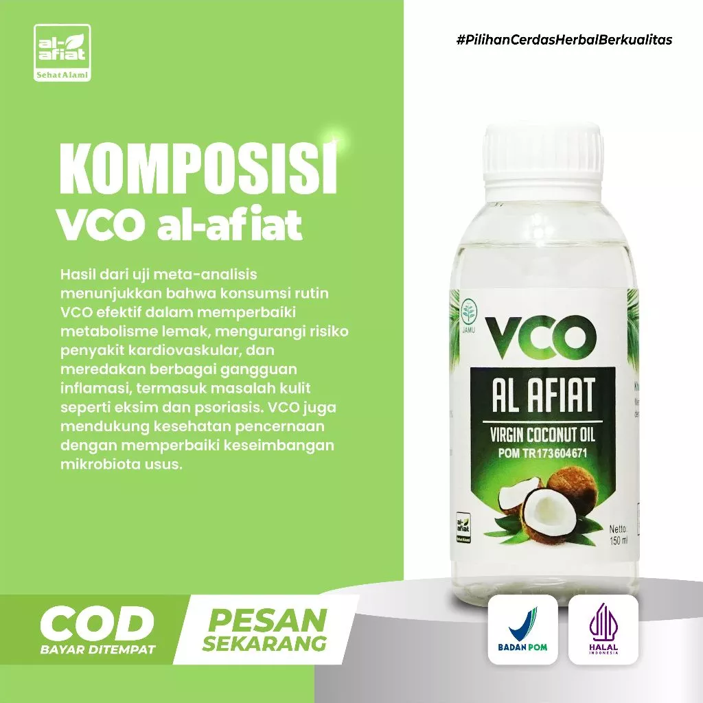 VCO Alafiat Minyak Kelapa Virgin Oil 60 ml - Gambar 2