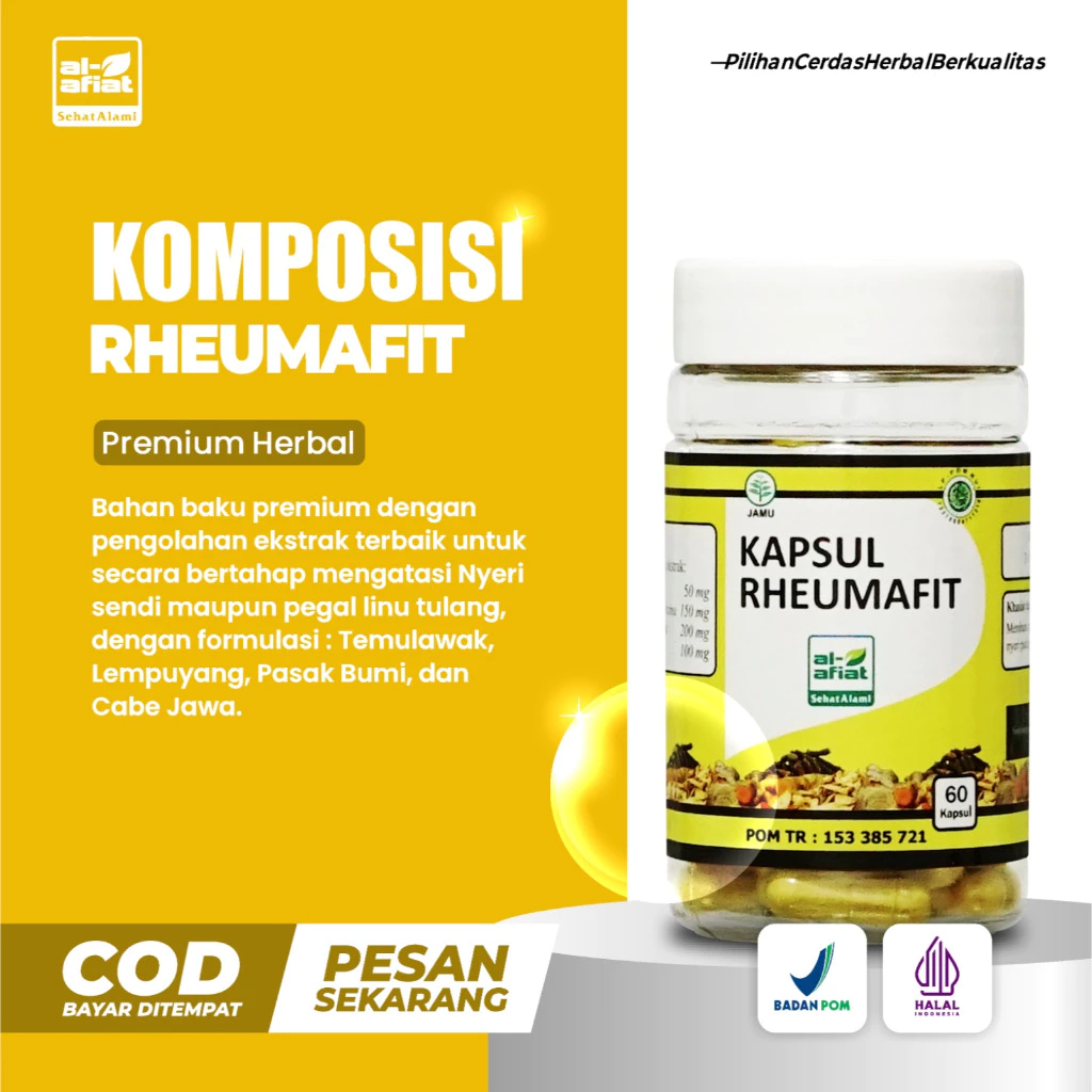 Kapsul Rheumafit – Reredakan Pegal Linu & Nyeri Sendi - Gambar 3