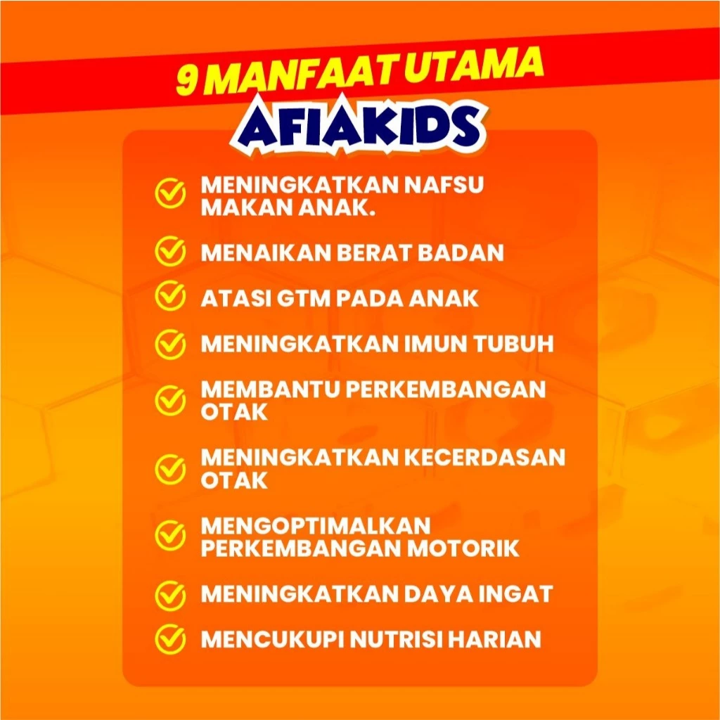 Afia Kids – Bantu Nafsu Makan Anak - Gambar 4