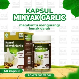 Kapsul Minyak Garlic 60 Kapsul- Mengurangi Lemak Darah