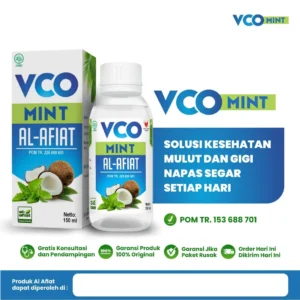 Minyak VCO Mint Alafiat – Virgin Coconut Oil dengan Sensasi Mint Segar