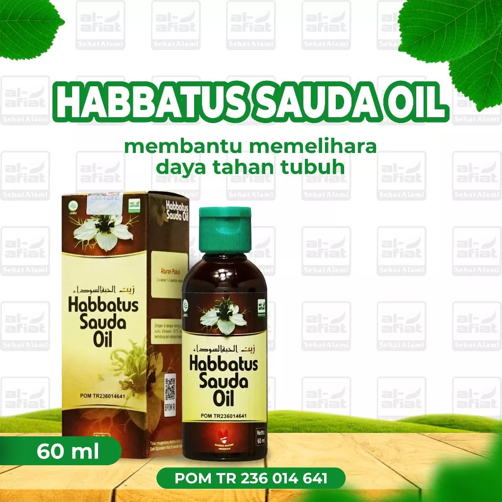 Habbatussauda Oil 60 ml Memelihara daya tahan tubuh