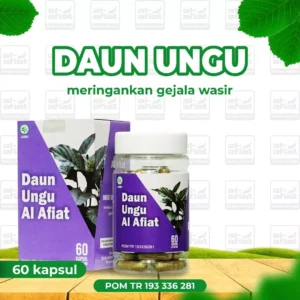 Daun Ungu Al-Afiat 60 Kapsul Membantu Meringankan Wasir